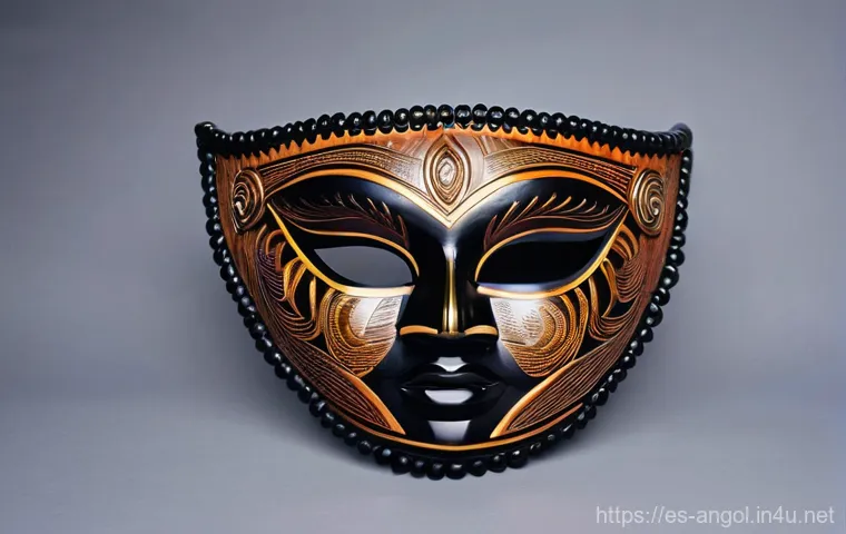 앙골라에서 구매할 수 있는 독특한 아이템 - **Prompt 1: The Mwana Pwo Mask**
    "A highly detailed, serene yet powerful image of an Angolan Mwa...